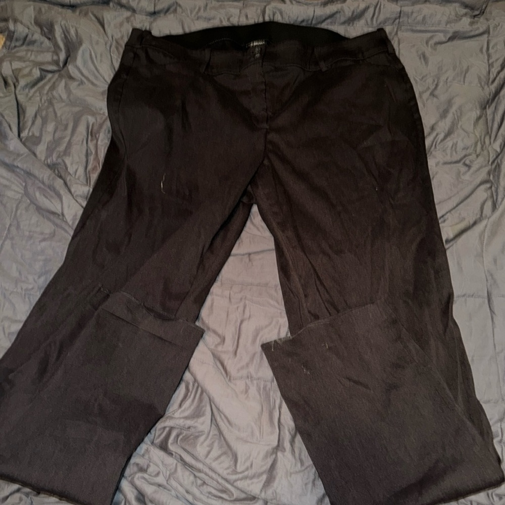Charcoal slacks